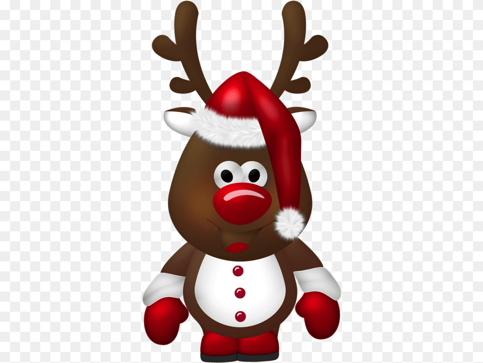 Library Of Cute Christmas Reindeer Graphic Cute Christmas Reindeer Clipart, Toy, Plush, Elf, Snowman Free Transparent Png