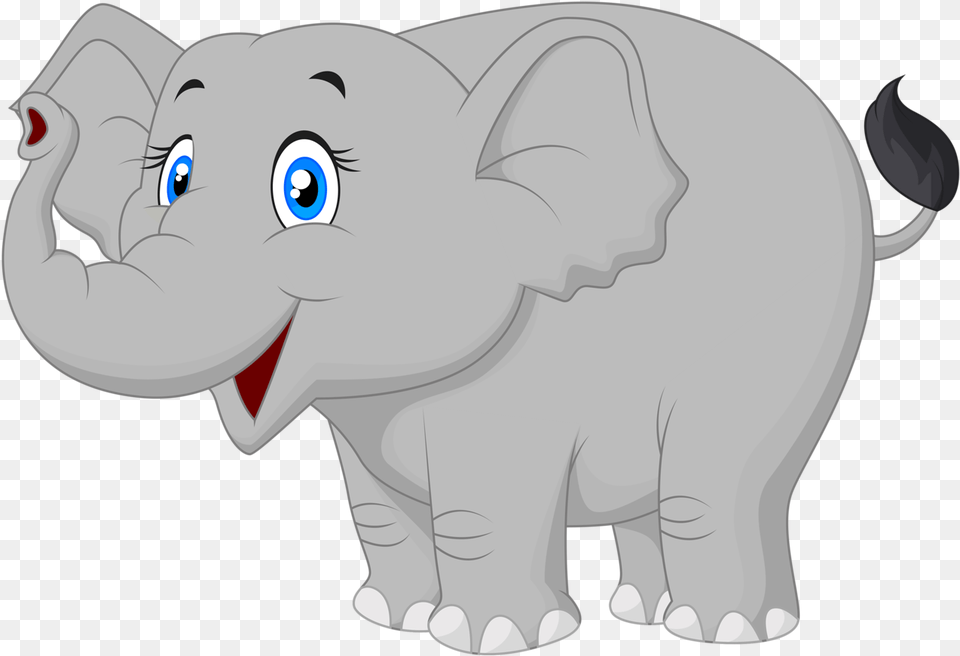 Library Of Cute Elephant Heart Clip Art Cartoon Elephant Vector, Animal, Bear, Mammal, Wildlife Free Png