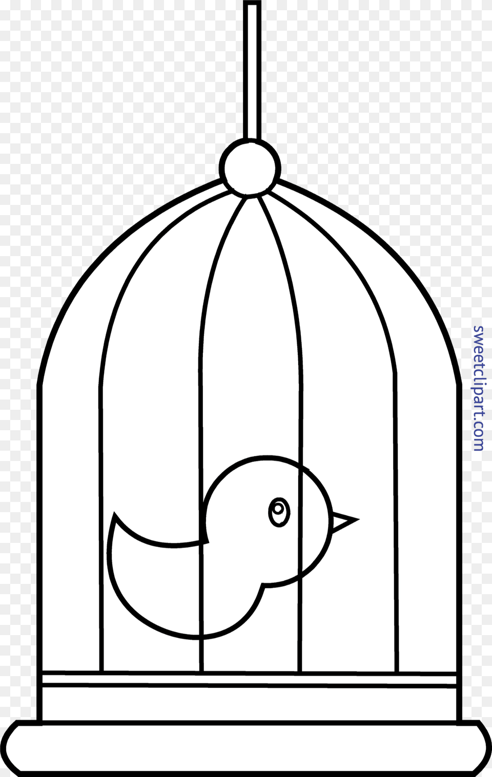 Library Of Dog Cage Banner Stock Files Clipart Clipart Black And White Birds In The Cage, Bird Feeder Free Transparent Png