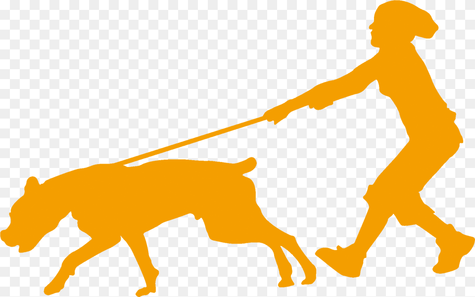 Library Of Dog Walking Download Files Clipart Walking Dog Silhouette, Person, Animal, Canine, Mammal Free Transparent Png