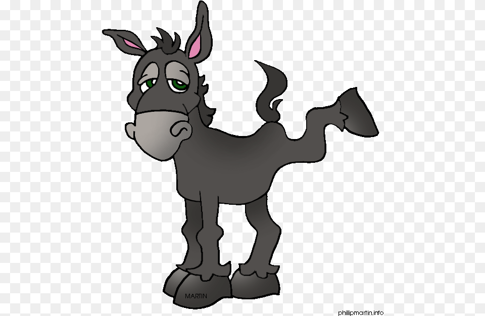 Library Of Donkey Basketball Vector Royalty Donkey Clip Art, Baby, Person, Animal, Mammal Free Png Download