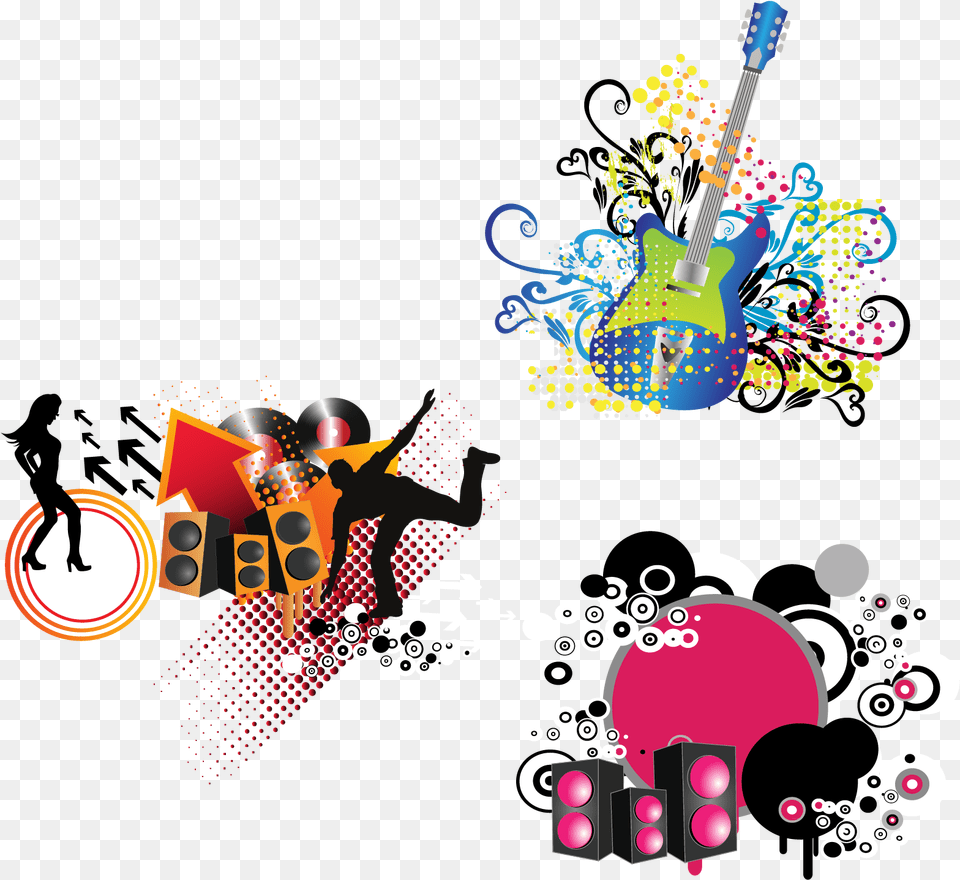 Library Of Elements Music Transparent Files Dance And Music, Art, Graphics, Guitar, Musical Instrument Free Png Download
