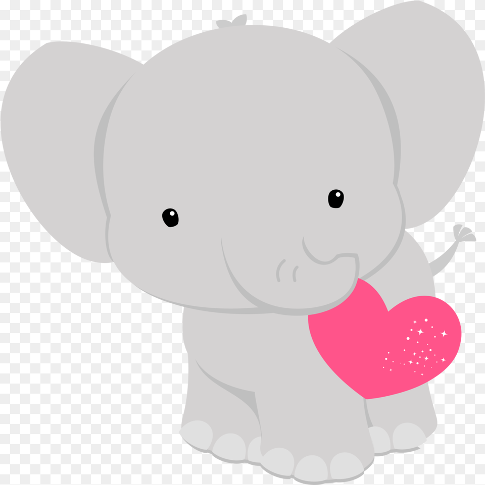 Library Of Elephant With Heart Clip Art Stock Files Imgenes De Elefantes Animados, Animal, Bear, Mammal, Wildlife Free Png Download