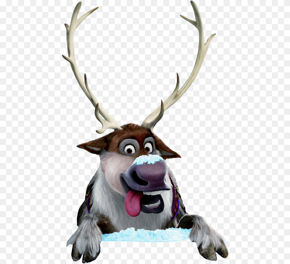 Library Of Elk Football Player Picture Royalty Transparent Frozen Characters, Animal, Deer, Mammal, Wildlife Free Png Download