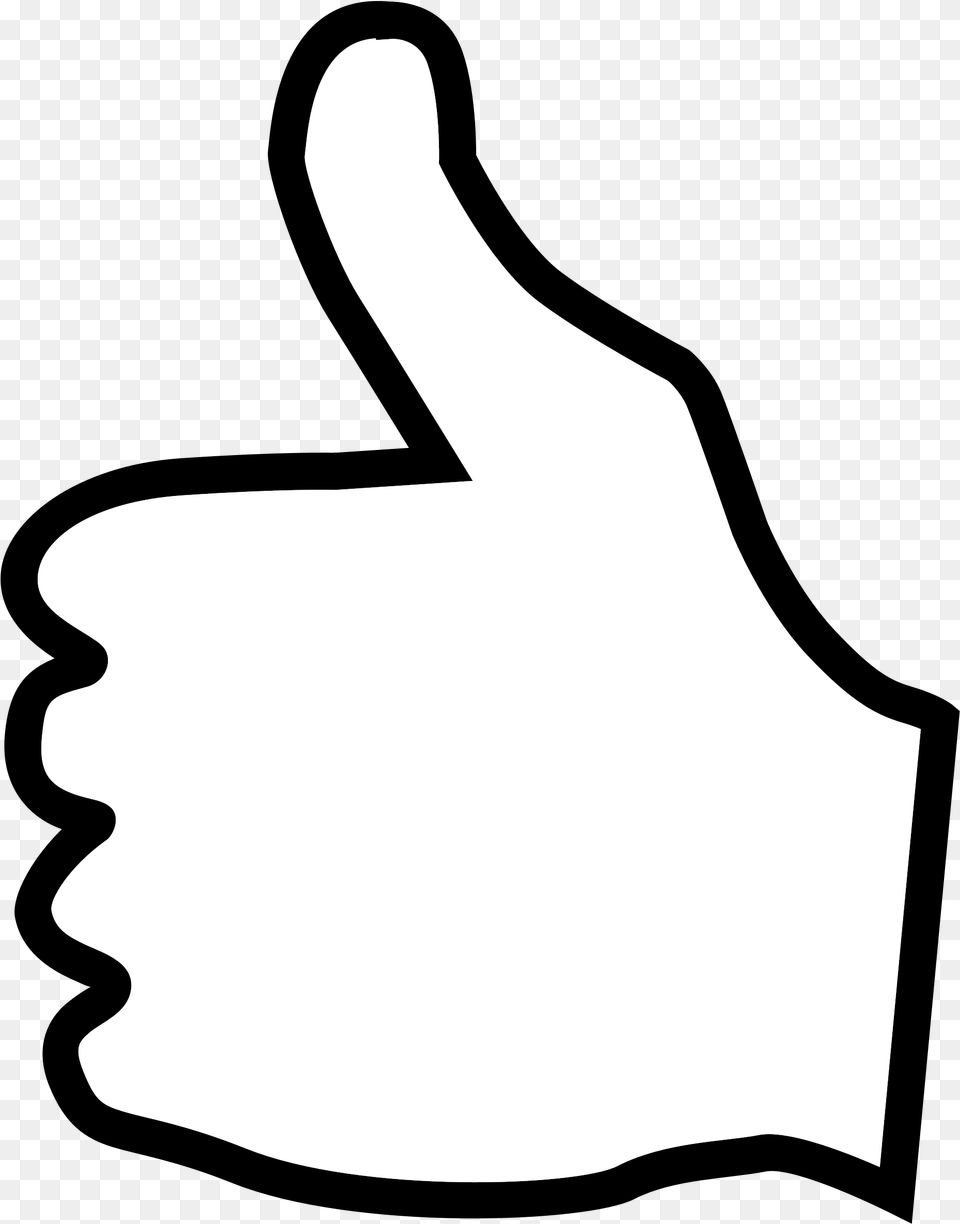 Library Of Face Outline Picture Stock No Background Thumbs Up Clip Art Body Part, Finger, Hand, Person Free Transparent Png