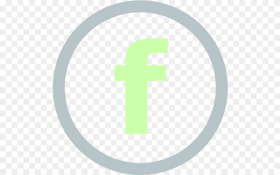Library Of Facebook Clip Art Transparent Download Circle Green And Black Facebook Logo, Symbol, First Aid, Text, Number Png Image