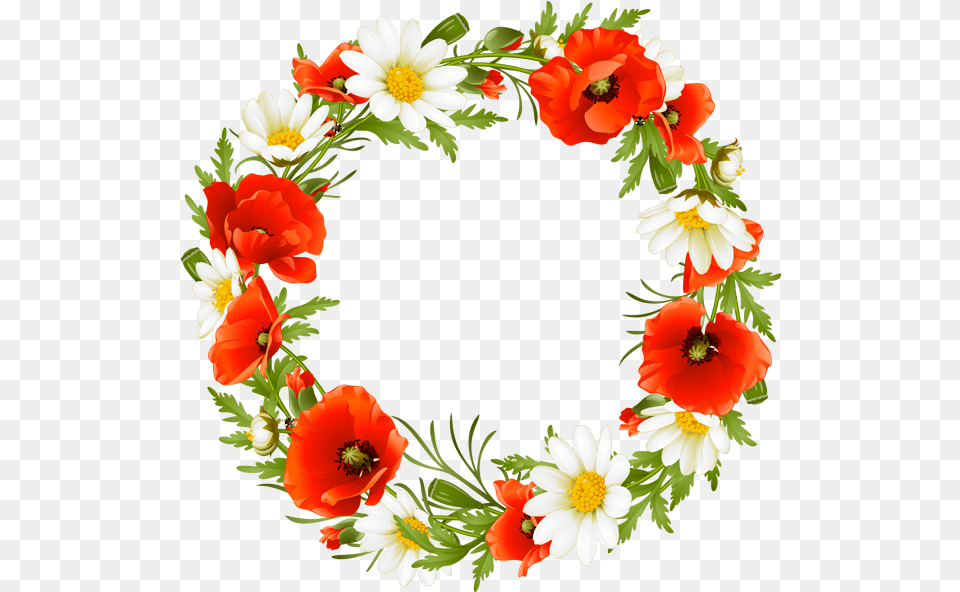 Library Of Fall Flower Crown Black Red Flower Wreath, Flower Arrangement, Plant, Anemone, Art Free Png