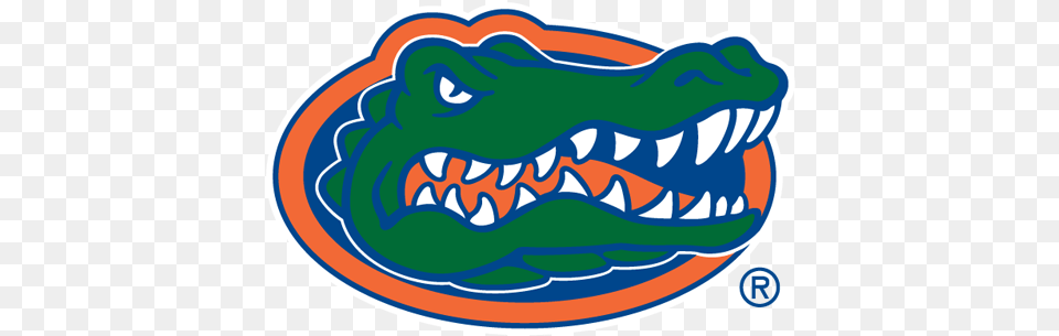 Library Of Florida Gators Football Uf Redbubble Stickers, Body Part, Mouth, Person, Teeth Png Image