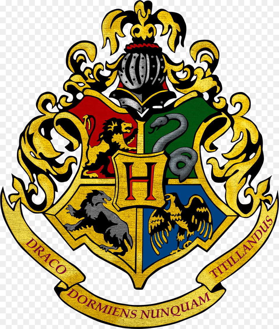 Library Of Flying Car Harry Potter Royalty Stock Harry Potter Hogwarts Logo, Emblem, Symbol, Person, Animal Free Png Download