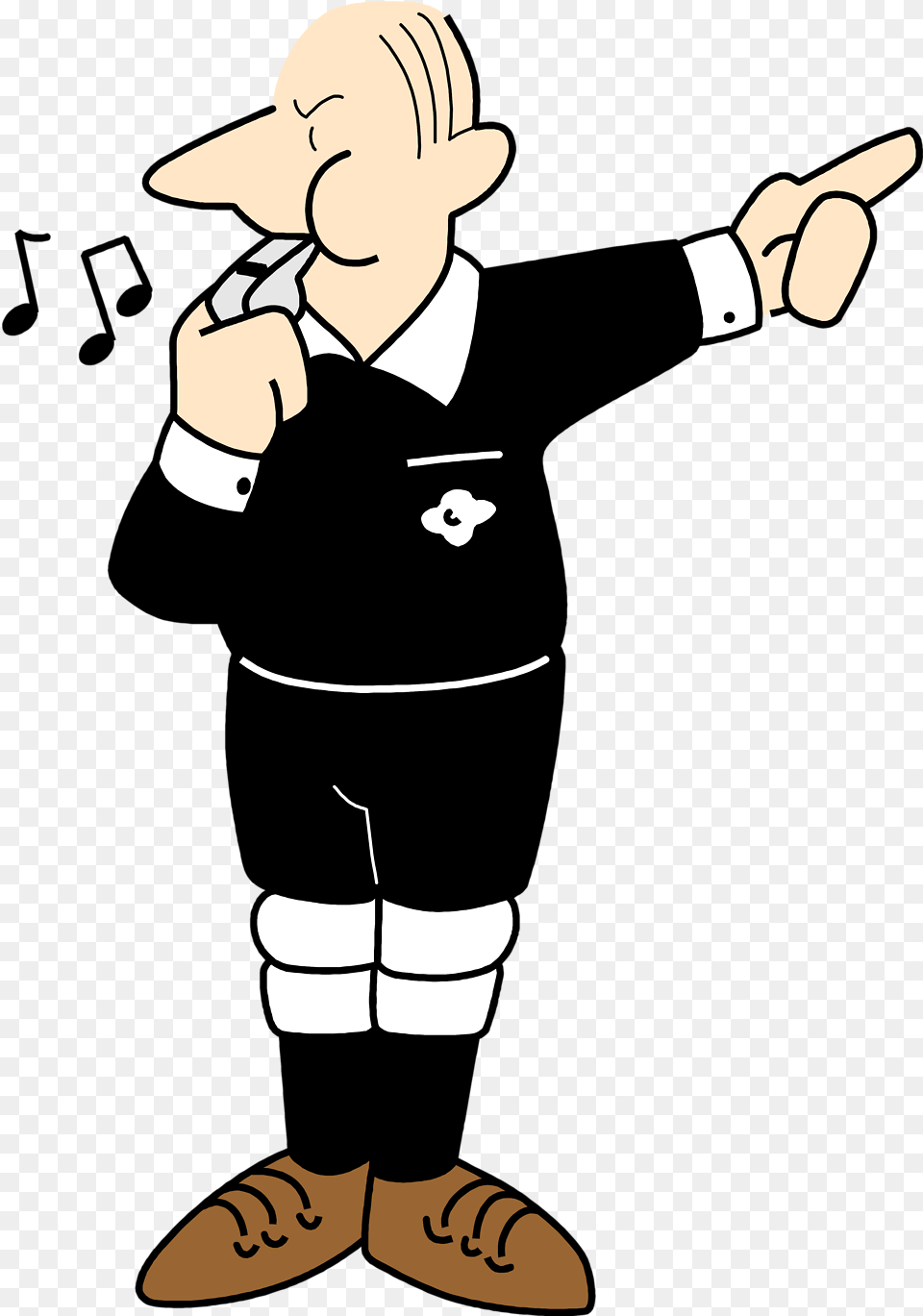 Library Of Football Referee Vector Referee Whistle Clip Art, Baby, Person, Hand, Body Part Free Transparent Png