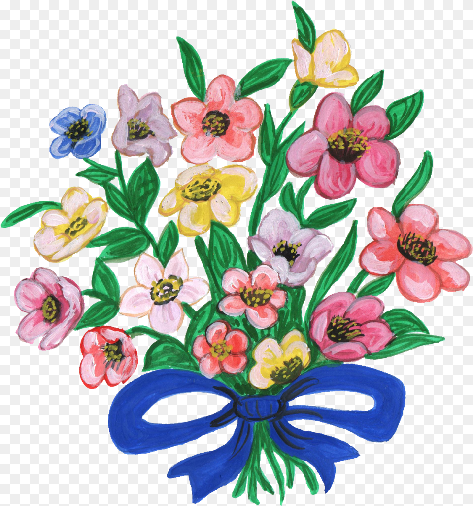 Library Of Download Flowers Files Flower Bouquet, Pattern, Plant, Art, Floral Design Free Png
