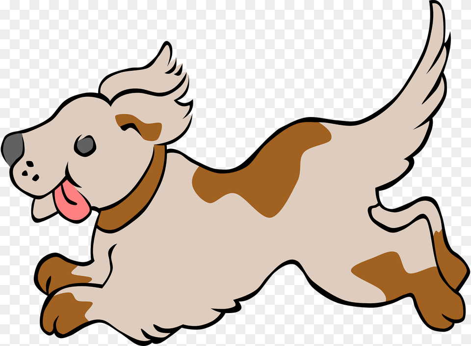 Library Of Girl Running With Dog Jpg Dog Clipart No Background, Animal, Canine, Mammal, Pet Png