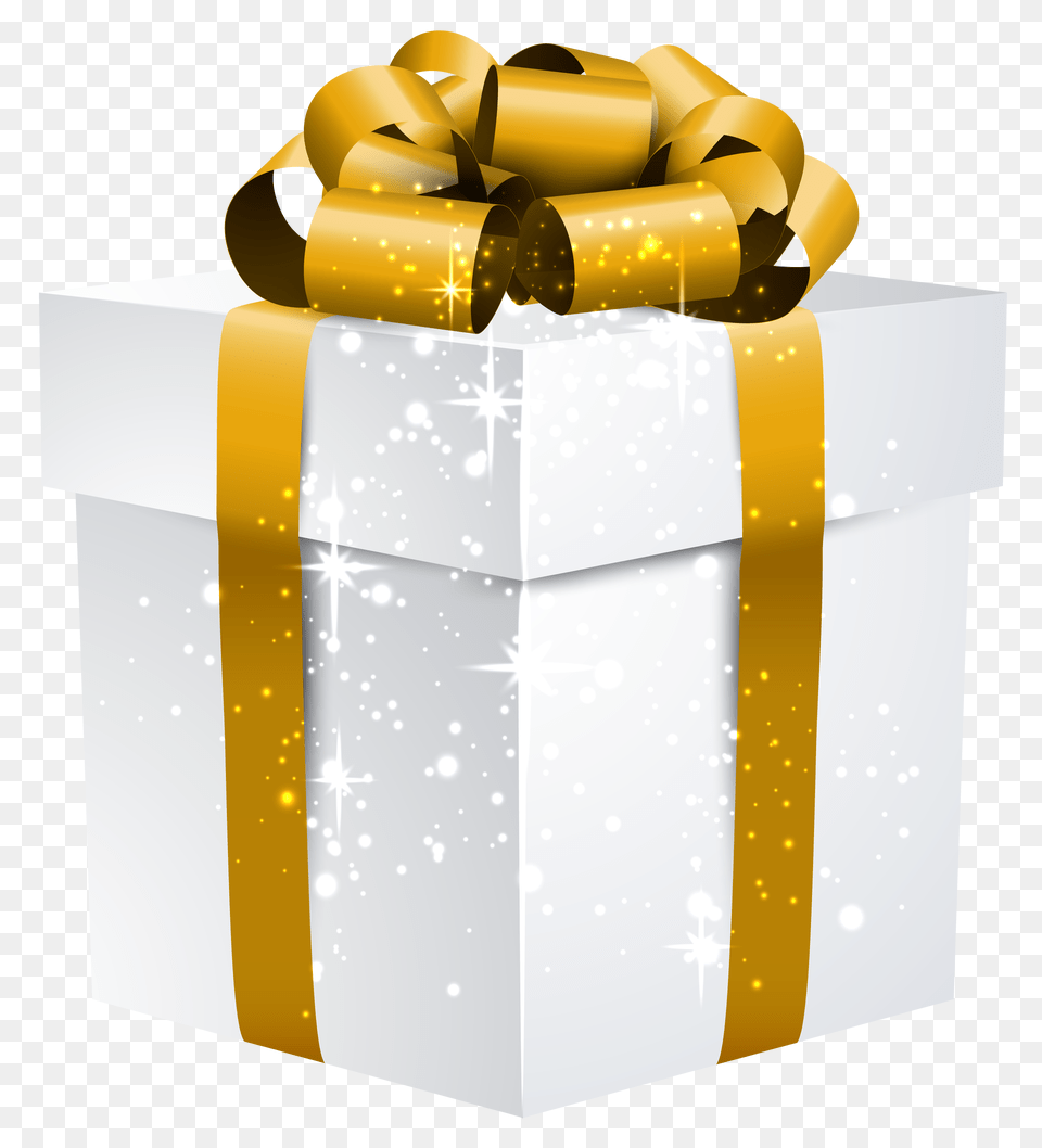 Library Of Gold Box Royalty Files Gold Christmas Gift, Mailbox Png Image