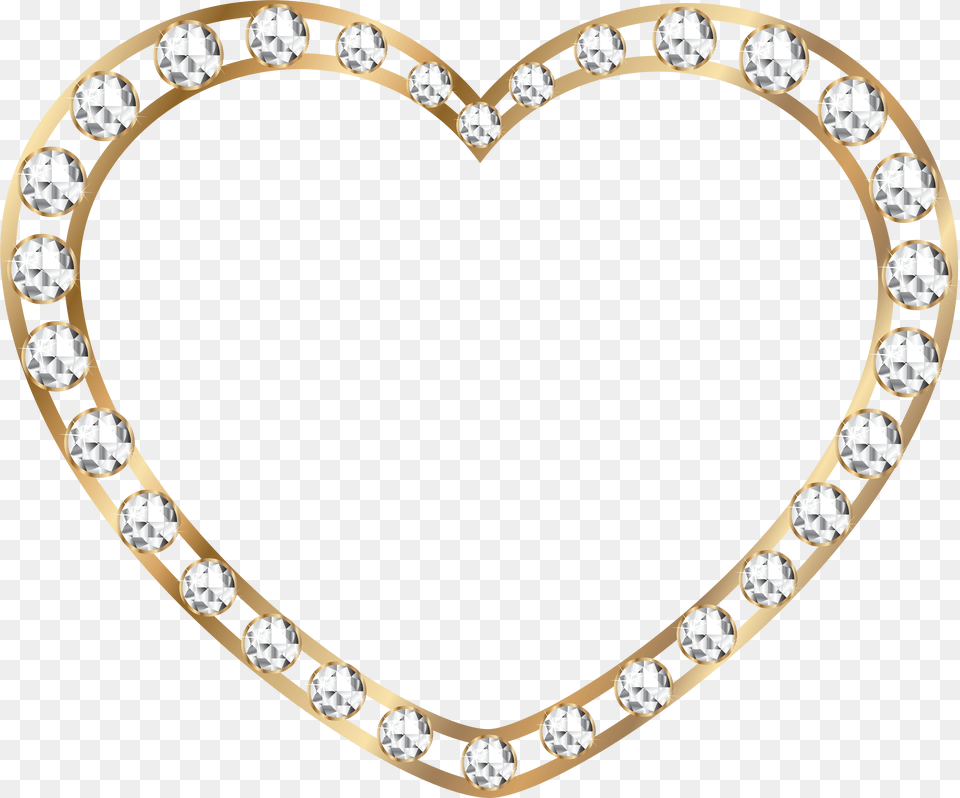 Library Of Gold Heart Outline Picture Transparent Free Png