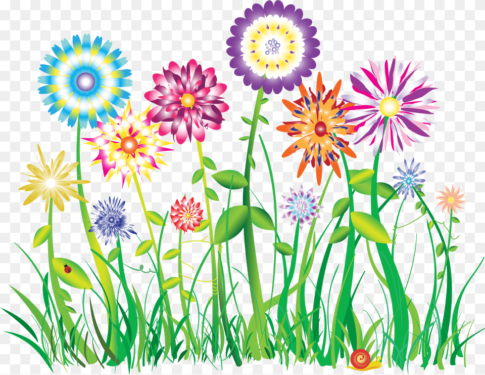 Library Of Graphic Flower Pictures Graphic Design Of Flowers, Dahlia, Daisy, Plant, Art Free Png Download