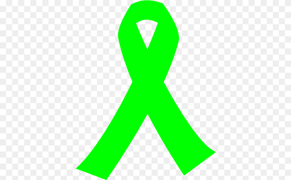 Library Of Green Cancer Ribbon Jpg Stock Files Lime Green Cancer Ribbon, Alphabet, Ampersand, Symbol, Text Png Image
