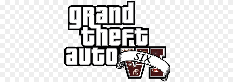 Library Of Gta 6 Picture Files Grand Theft Auto 6 Logo, Scoreboard, Text, Book, Publication Free Png Download