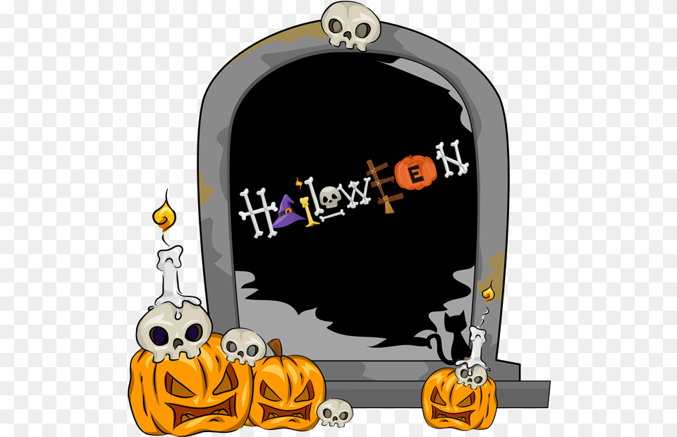 Library Of Halloween Tombstone Image Royalty Stock Tombstone Halloween, Food, Plant, Produce, Pumpkin Png