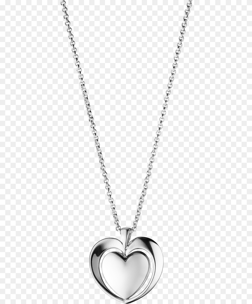 Library Of Heart Necklace Clip Files Silver Heart Necklace, Accessories, Jewelry, Pendant, Diamond Free Png