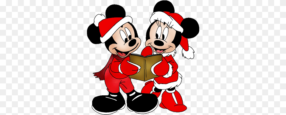 Library Of Image Freeuse Kids Dressed As Mickey And Minnie Mickey And Minnie Mouse Christmas, Elf, Baby, Person, Book Free Transparent Png