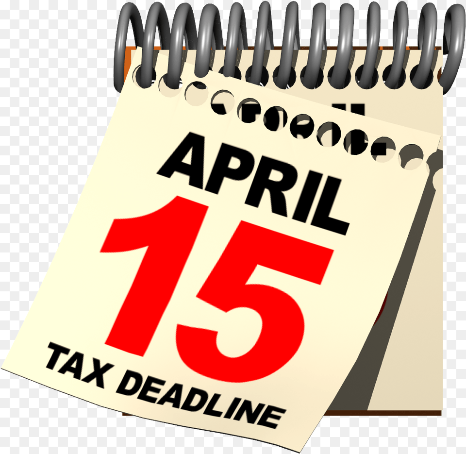 Library Of Income Tax Svg Black And Tax Day Clipart, Text, Calendar Png Image