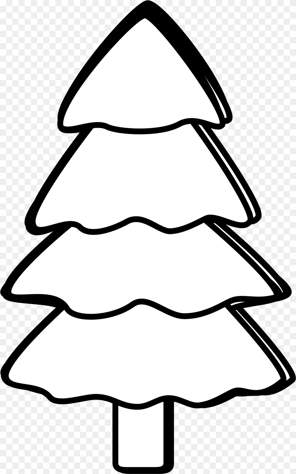 Library Of Jpg Black And White Christmas Christmas Tree Clipart Black And White, Animal, Fish, Sea Life, Shark Free Transparent Png