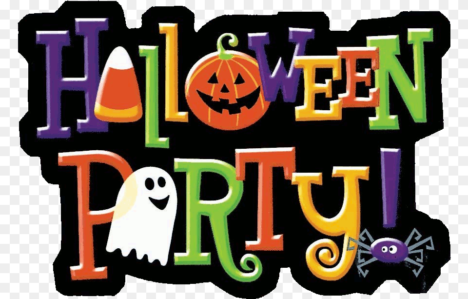 Library Of Kids Halloween Party Vector Halloween Party At School, Animal, Bird, Festival Free Png Download