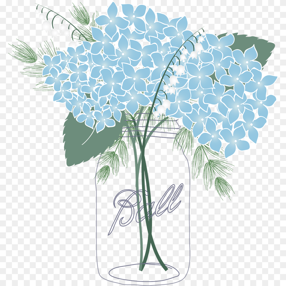 Library Of Mason Jar Flower Clipart Files Flower Mason Jar Clip Art, Plant, Graphics, Flower Arrangement, Geranium Png Image