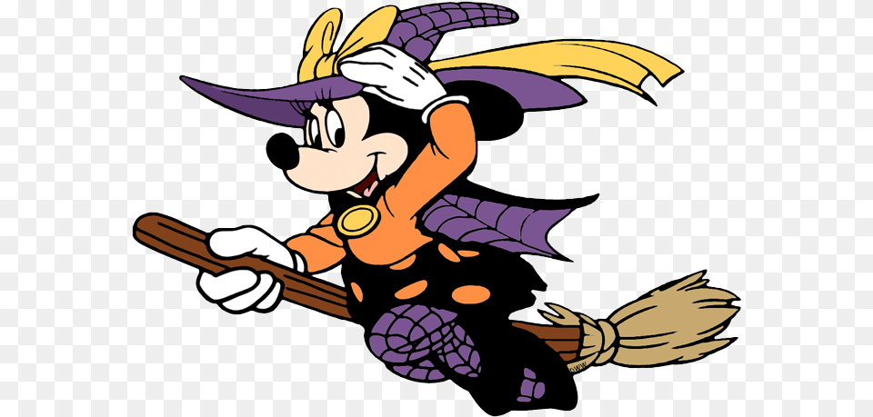 Library Of Minnie Mouse Halloween Graphic Minnie Mouse Cartoon Halloween, Book, Comics, Publication, Person Png Image