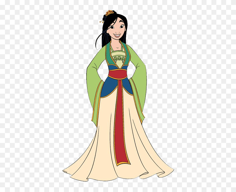 Library Of Mulan Flower Jpg Free Download Files Transparent Mulan, Formal Wear, Gown, Fashion, Long Sleeve Png Image