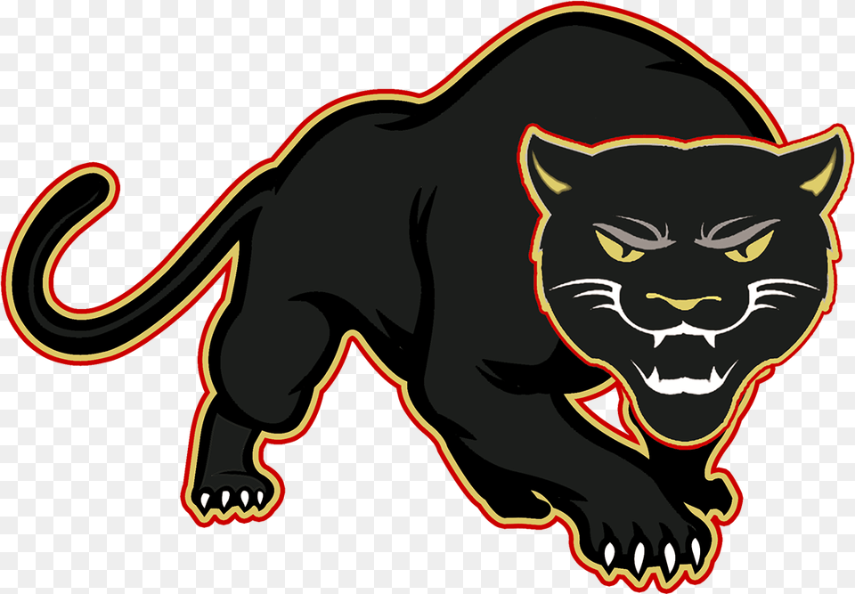 Library Of Panther With Football Clip Illustration, Animal, Mammal, Wildlife, Baby Free Transparent Png
