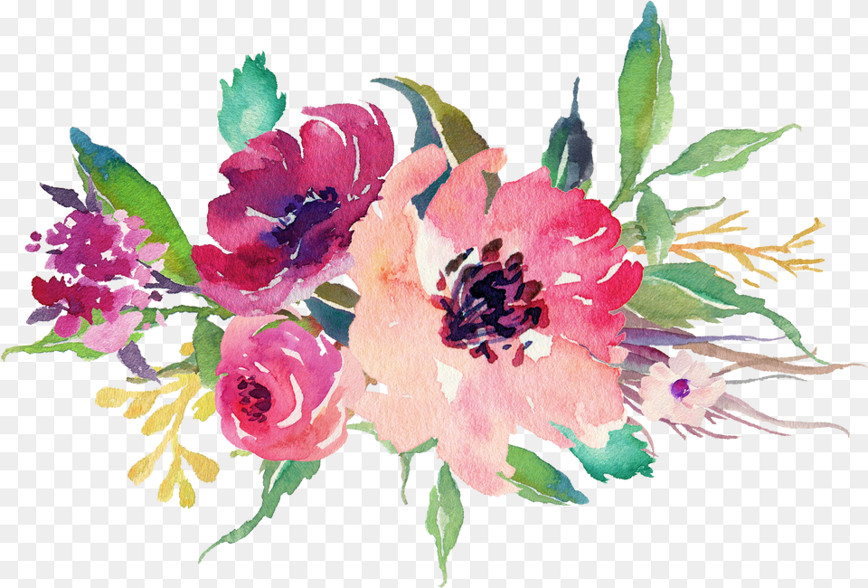 Library Of Peony Crown Stock Files Clipart Art 2019 Wedding Watercolor Flowers Free Transparent Png