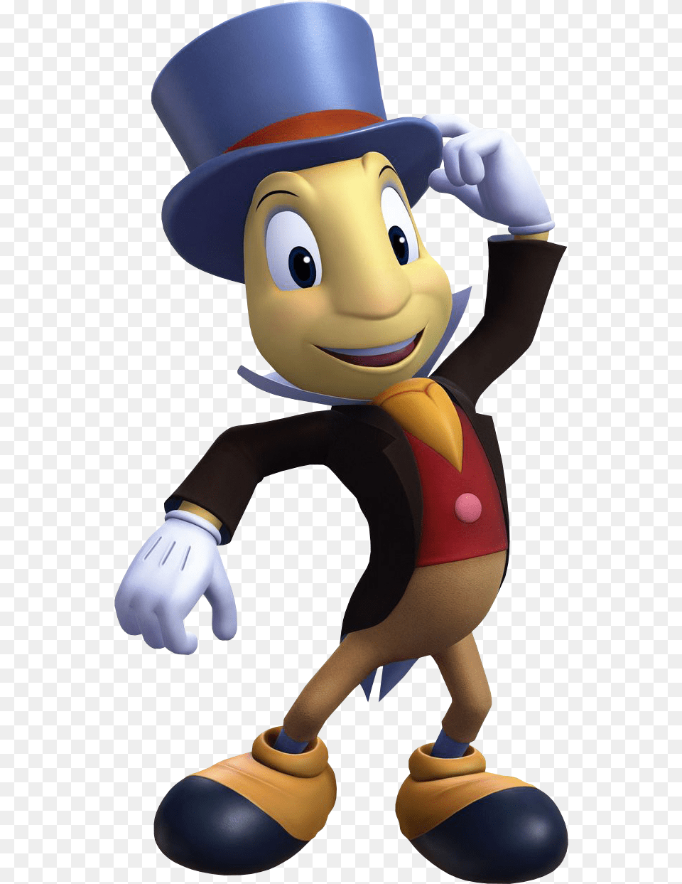 Library Of Pepe Grillo Clip Jiminy Cricket Kingdom Hearts, Toy, Face, Head, Person Png