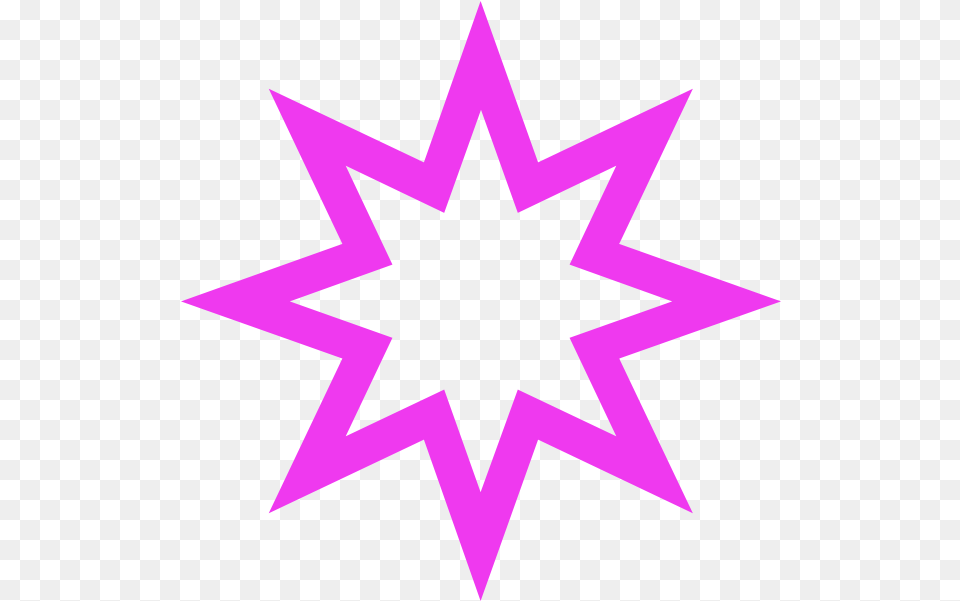 Library Of Pink Purple Black Cool Star Star Outline Clipart, Star Symbol, Symbol Free Png Download
