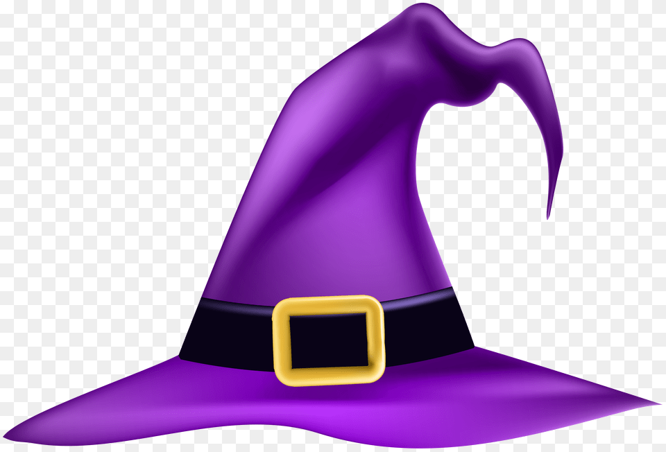 Library Of Plain Party Hat Banner Purple Witch Hat Clip Art, Accessories, Belt Png