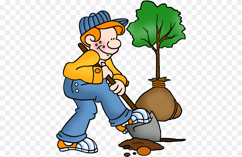 Library Of Planting Tree Black And Planting Trees Clipart Cleaning, Person, Baby, Face Free Transparent Png
