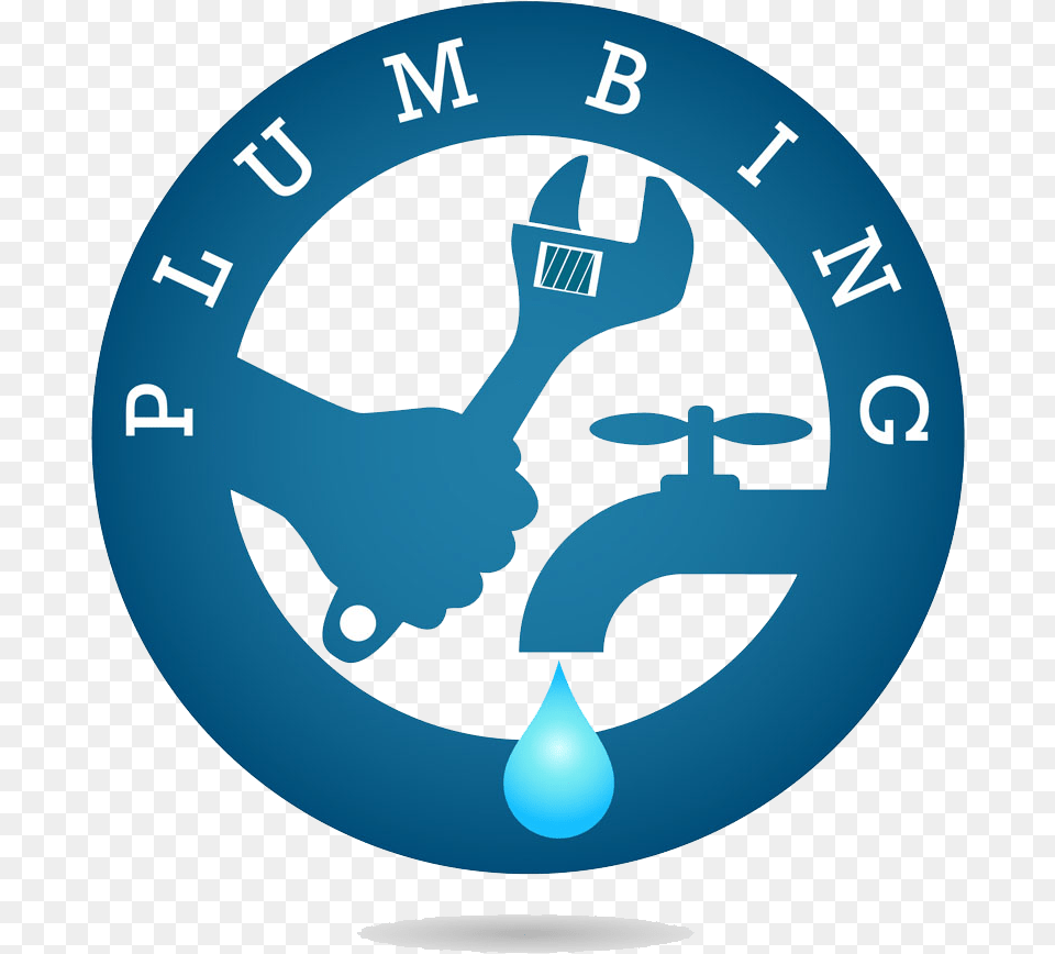 Library Of Plumbing Logos Clip Art Plumbing Services Logo, Electronics, Hardware, Disk Png Image