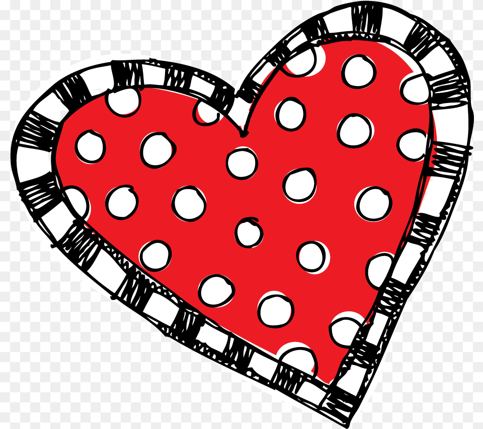 Library Of Polka Dot Heart Jpg Freeuse Write The Room Valentines Day, Pattern, Home Decor Png