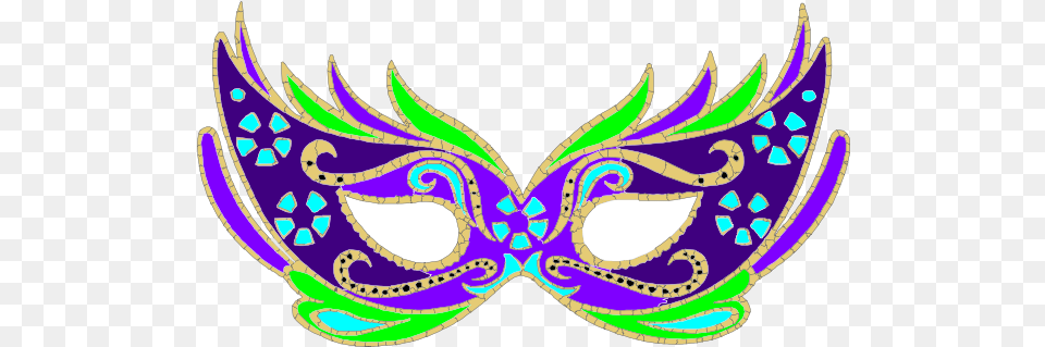 Library Of Purple Green And Gold Mardi Gras Mask Carnival Mask Hd, Crowd, Person, Mardi Gras, Parade Png