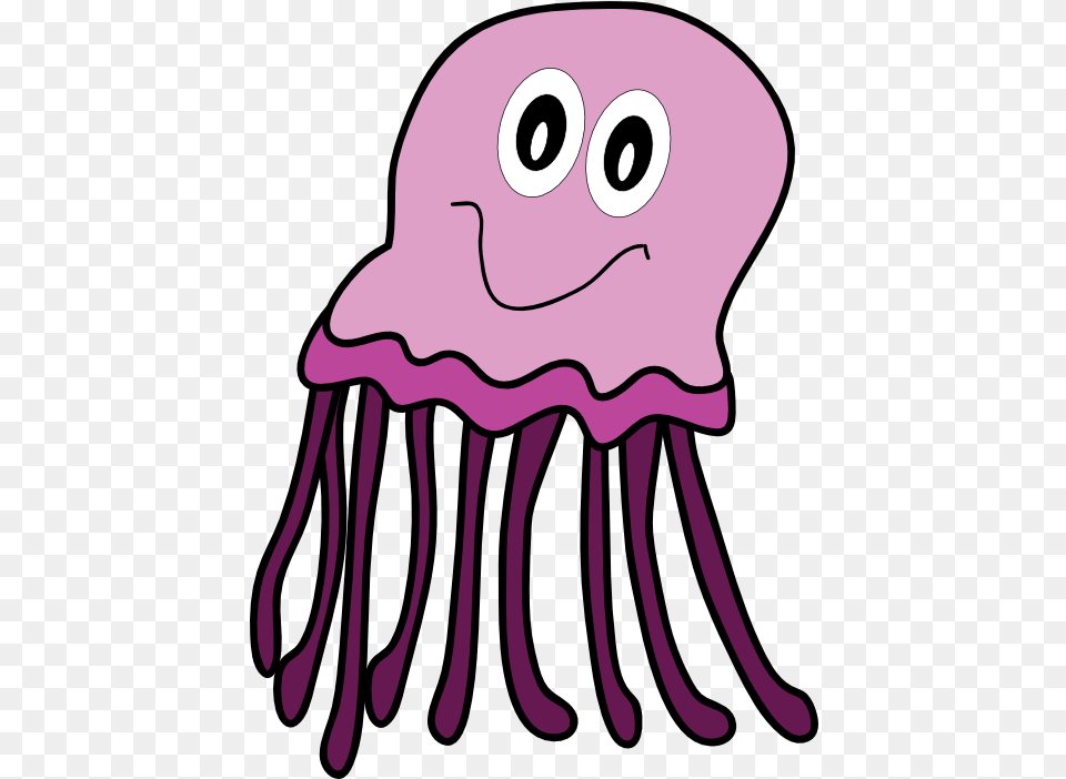 Library Of Purple Jellyfish Vector Frees Files Background, Animal, Invertebrate, Sea Life, Bear Free Transparent Png