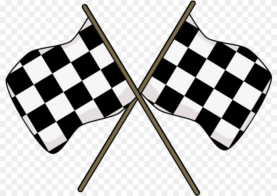 Library Of Race Car Finish Line Picture Black And White Checkered Flag, Chess, Game Png Image