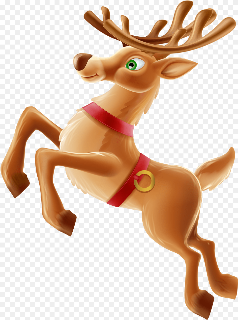 Library Of Reindeer Christmas Christmas Deer Clipart, Animal, Mammal, Wildlife, Person Free Transparent Png