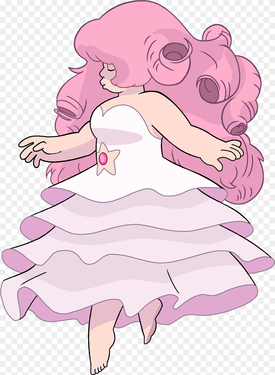 Library Of Rose Quartz Steven Universe Rose Quartz Steven Universe Floating, Clothing, Dress, Baby, Person Free Transparent Png