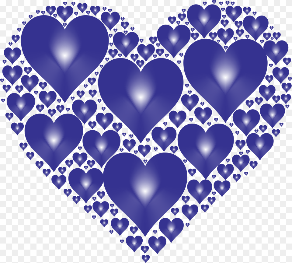 Library Of Royal Blue Heart Clipart Sweet Love Heart, Accessories, Pattern, Fractal, Ornament Png