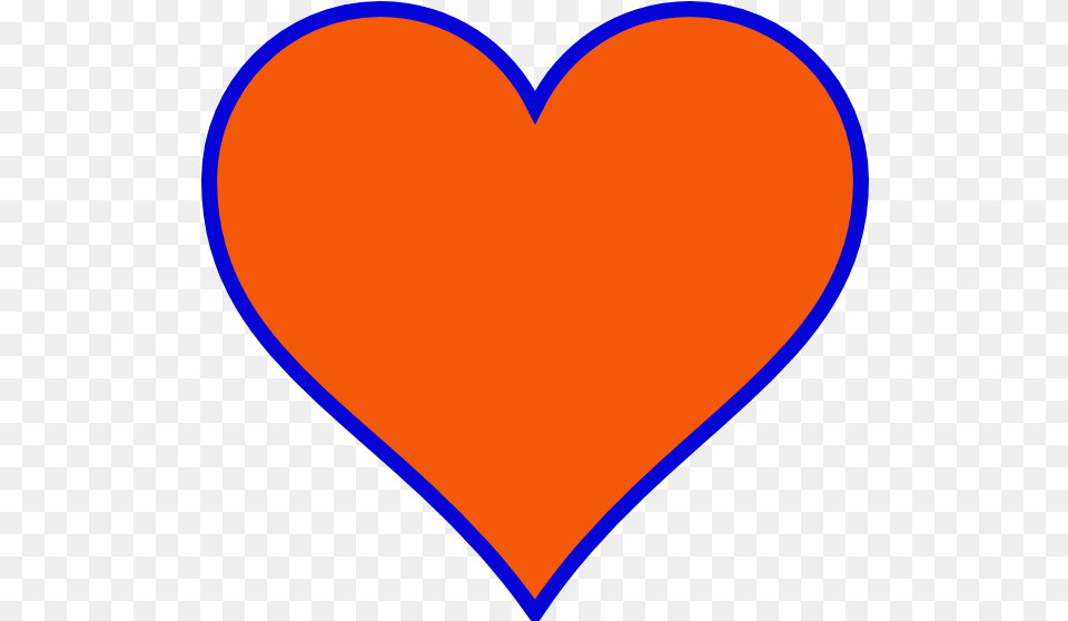Library Of Shaded Heart Svg Black And White Files Orange And Blue Hearts, Balloon Png