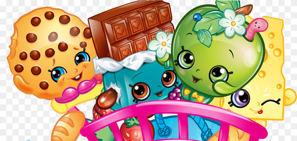 Library Of Shopkins Logo Graphic Transparent Shopkins, Food, Sweets, Candle, Cream Free Png Download