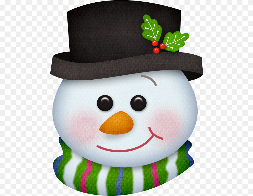 Library Of Snowman Clip Art Freeuse Christmas Snowman Face Clipart, Nature, Outdoors, Winter, Snow Free Png Download