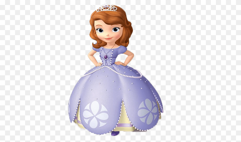 Library Of Sofia The First Crown Banner Sofia The First, Doll, Toy, Baby, Person Free Png