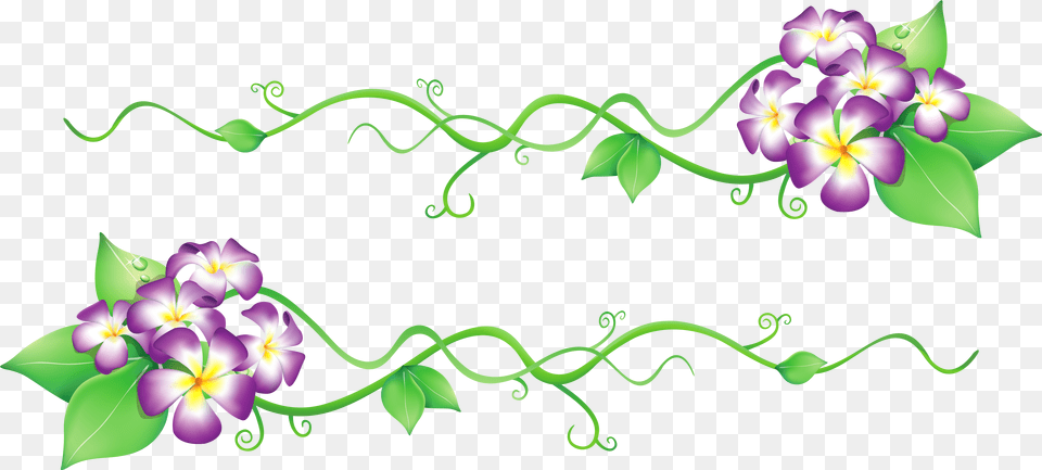 Library Of Spring Flower Backgrounds Royalty Stock Kwiaty Clip Art, Floral Design, Graphics, Pattern, Purple Free Png Download