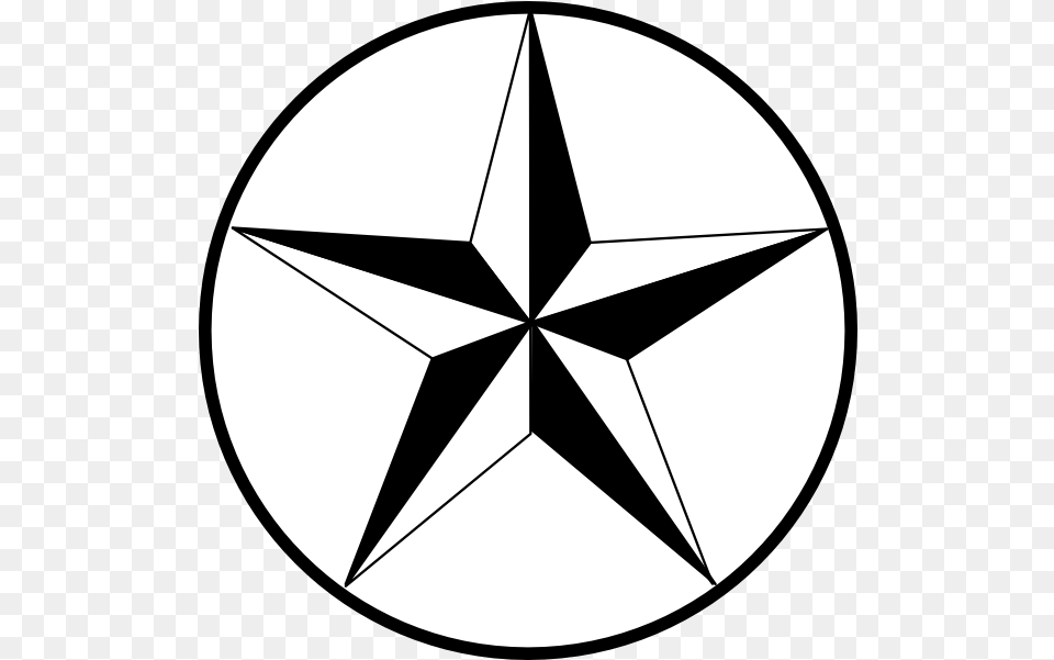 Library Of Star In A Circle Graphic Black And White 5 Point Star Tattoo, Star Symbol, Symbol, Astronomy, Moon Free Png